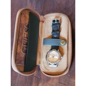 Guess 50 Meter Waterpro Watch With Case/Unisex